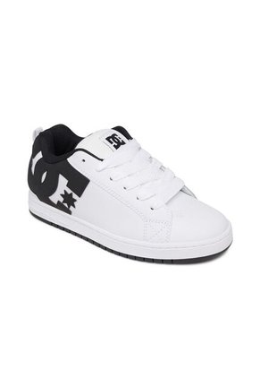 Tenis DC Shoes Court Graffik Para Hombre Color Blanco