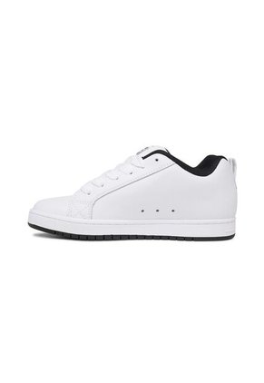 Tenis DC Shoes Court Graffik Para Hombre Color Blanco