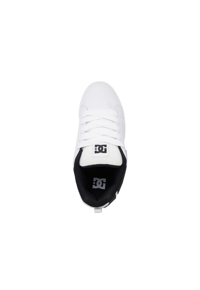 Zapatillas Dc Tenis Hombre Gris, Negro Y Blanco Estilo Clásico Dc Shoes  Court Graffik