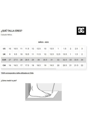 Tenis DC Shoes Court Graffik Niño Color Blanco Y Rojo