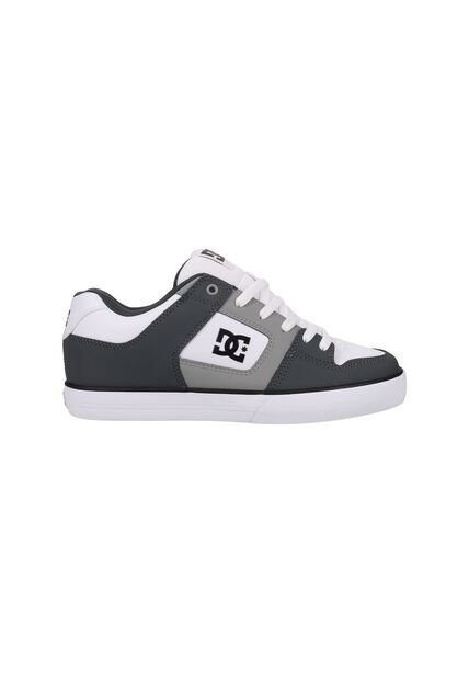 Tenis DC Shoes Pure Para Hombre Color Gris Y Blanco