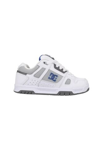 Tenis DC Shoes Stag Para Hombre Color Blanco Y Gris Dc Shoes