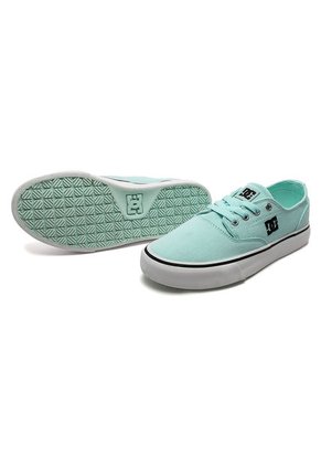 Tenis Skateboarding Verde-Negro-Blanco Dc Shoes Flash 2 Tx Mx