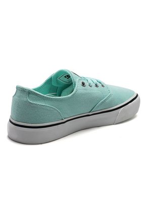 Tenis Skateboarding Verde-Negro-Blanco Dc Shoes Flash 2 Tx Mx