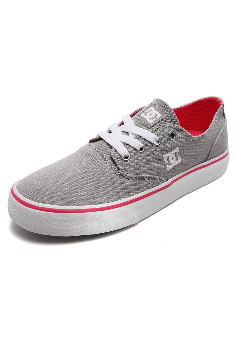 Tenis Skateboarding GrisFucsiaBlanco Dc Shoes Flash 2 Tx Tenis Skateboarding GrisFucsiaBlanco Dc Shoes Flash 2 Tx