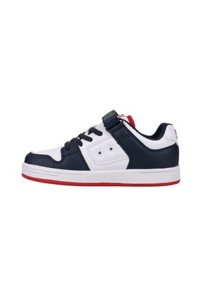 Tenis DC Shoes Manteca 4 Niño Color Blanco Con Azul