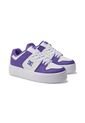 Tenis DC Shoes Manteca 4 Para Mujer Color Blanco Y Morado de Dc Shoes