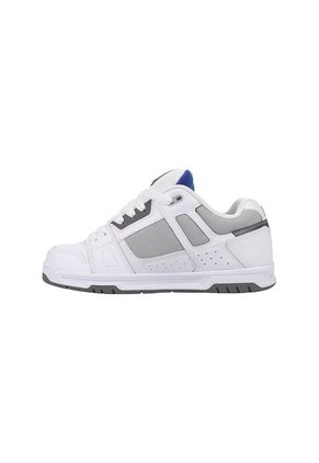 Tenis DC Shoes Stag Para Hombre Color Blanco Y Gris