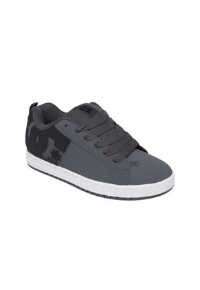 Tenis DC Shoes Court Graffik Hombre Color Gris Con Negro