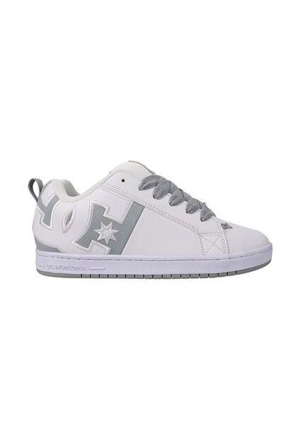 Tenis DC Shoes Court Graffik SQ Hombre Color Blanco