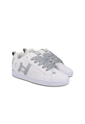 Tenis DC Shoes Court Graffik SQ Hombre Color Blanco