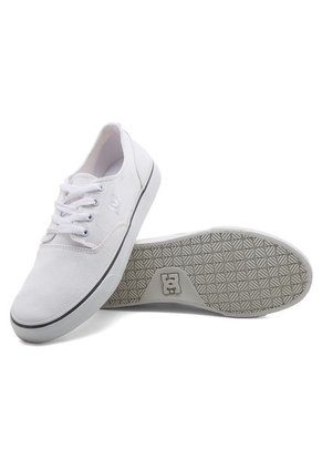 Tenis Skateboarding Blanco-Negro Dc Shoes Flash 2 Tx Mx