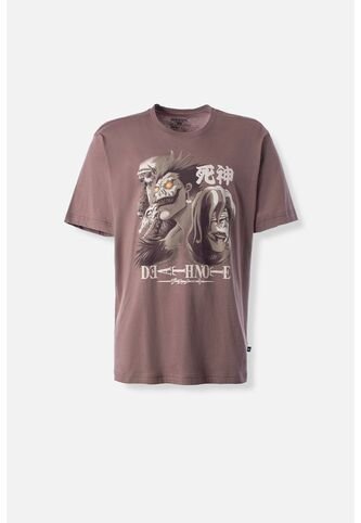 Camiseta De Death Note Regular Fit Para Hombre U DEATH NOTE