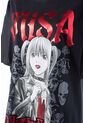 Camiseta De Death Note Oversized Fit Para Mujer L de DEATH NOTE