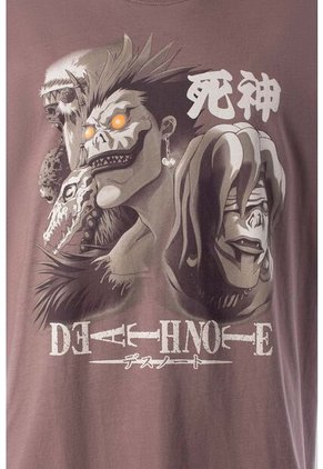 Camiseta De Death Note Regular Fit Para Hombre M