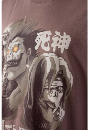 Camiseta De Death Note Regular Fit Para Hombre L