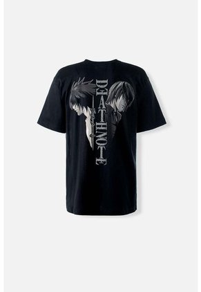 Camiseta De Death Note Oversized Fit De Hombre M