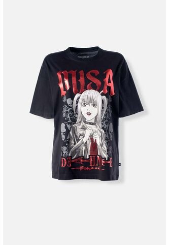 Camiseta De Death Note Oversized Fit Para Mujer XS DEATH NOTE