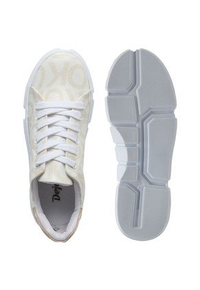 Tenis Beige-Blanco DEJA VU