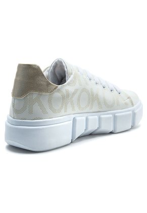 Tenis Beige-Blanco DEJA VU