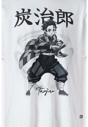 Camiseta De Demon Slayer Regular Fit Para Hombre S