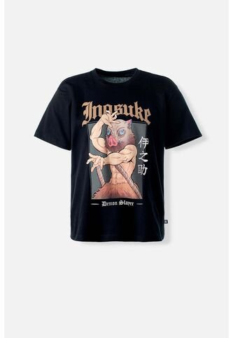 Camiseta De Demon Slayer Regular Fit Para Hombre L DEMON SLAYER