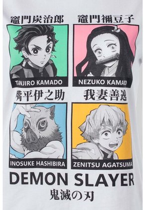 Camiseta De Demon Slayer Slim Fit Para Mujer XL