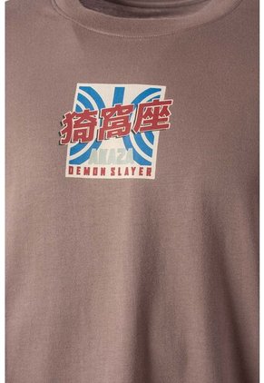 Camiseta De Demon Slayer Oversized Fit Para Hombre XS