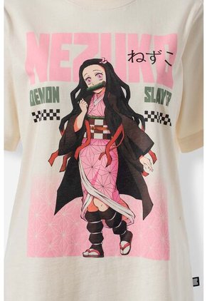 Camiseta De Demon Slayer Regular Fit Para Mujer M