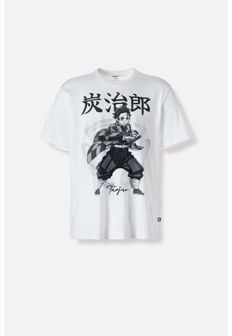 Camiseta De Demon Slayer Regular Fit Para Hombre L DEMON SLAYER