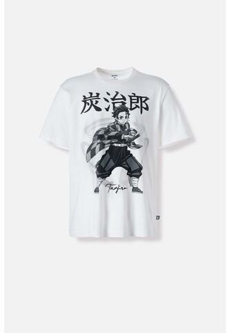 Camiseta De Demon Slayer Regular Fit Para Hombre XS DEMON SLAYER