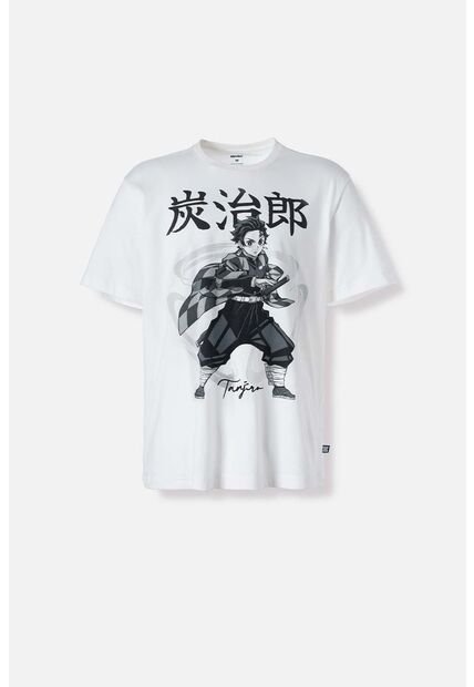 Camiseta De Demon Slayer Regular Fit Para Hombre XS