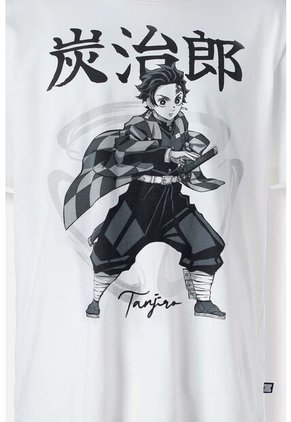 Camiseta De Demon Slayer Regular Fit Para Hombre XS