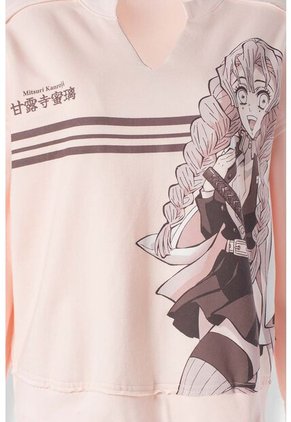 Buzo De Demon Slayer Oversized Fit Para Mujer M