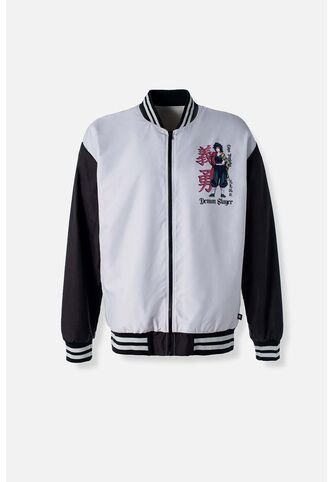 Chaqueta De Demon Slayer Con Cierre Para Hombre S DEMON SLAYER