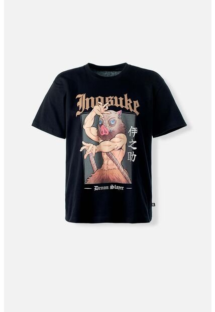 Camiseta De Demon Slayer Regular Fit Para Hombre S