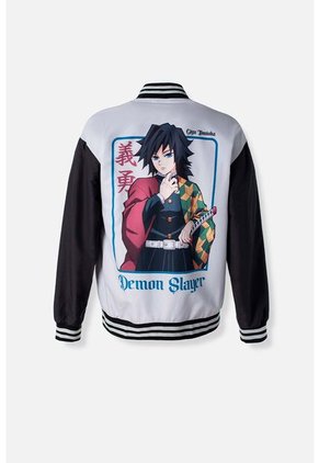 Chaqueta De Demon Slayer Con Cierre Para Hombre XS