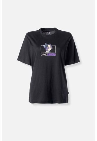 Camiseta De Demon Slayer Regular Fit Para Mujer S DEMON SLAYER