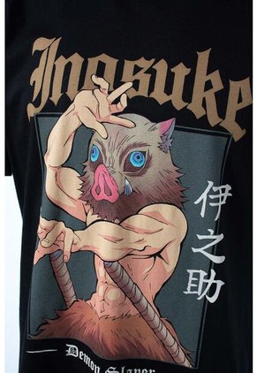 Camiseta De Demon Slayer Regular Fit Para Hombre L