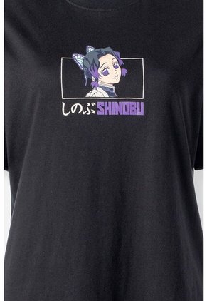 Camiseta De Demon Slayer Regular Fit Para Mujer S