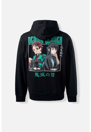 Buzo De Demon Slayer Cerrado Para Hombre XS