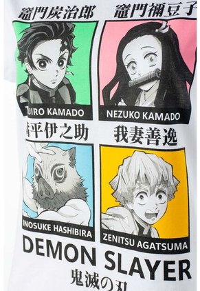 Camiseta De Demon Slayer Slim Fit Para Mujer XS