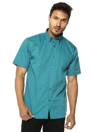 Camisa Azul Turquesa Denim Republic