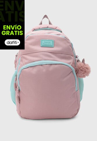 Morral DENIM REPUBLIC Rosa Malva Denim Republic
