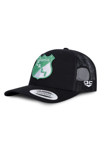 GORRA DEPORTIVO CALI OFICIAL FLEXFIT 6606 NEGRO Deportivo Cali