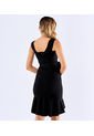 Vestido Para Mujer Corto Unicolor Escote Bardort Derek de Derek