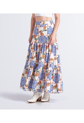 Falda Para Mujer Estampada Derek