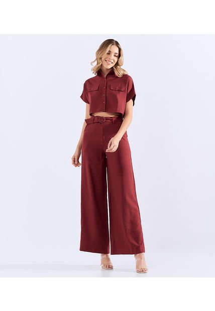 Conjunto Para Mujer Pantalon Y Camisa Derek