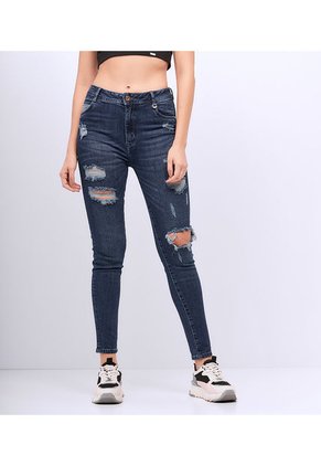 Jean Para Mujer Skinny Con Proceso Rotos  Derek