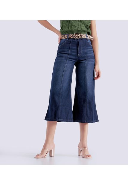 Jean Pra Mujer Tipo Culotte Bota Amplia  Derek